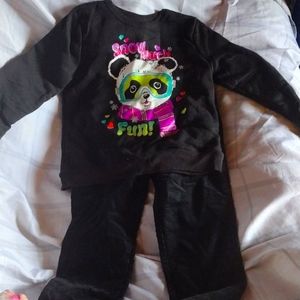 Jeans and sweatshirt